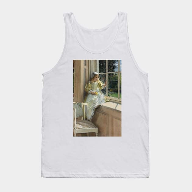 A Looking Out O'window, Sunshine by Laura Theresa Alma-Tadema Tank Top by Classic Art Stall